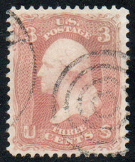 #  65 VF/XF, w/PSE (GRADED 85 (04/10)) CERT, hollowed target cancel, fresh color, SELECT!