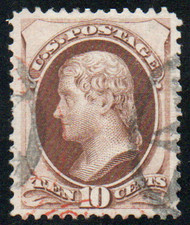 # 150 VF/XF, w/PSE (GRADED 85 (12/11)) CERT, light black and red cancels, rich color, CHOICE!