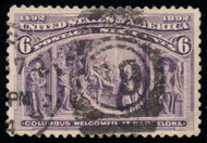 # 235 VF, w/PSE (GRADED 80 (04/09)) CERT, bold duplex cancel, very nice!