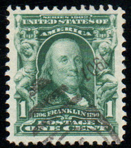# 300 VF/XF, w/PSE (GRADED 85 (03/05)) CERT, light cancel, vibrant color, SELECT!