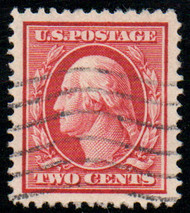 # 375 SUPERB, w/PSE (GRADED 98 (10/05)) CERT, wavy line cancel, very well centered, GEM!