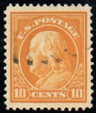# 416 XF-SUPERB JUMBO, w/PSE (GRADED 95J (12/07)) CERT, light cancel, monster margins, nicely centered, GEM!