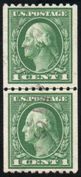 # 441 VF/XF, w/PSE (GRADED 85 (07/15)) CERT, Line Pair, faint cancels, vivid color, SELECT!
