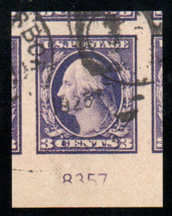 # 484 GEM JUMBO, w/PSE (GRADED 100J (06/18)) CERT, Plate number single, duplex & town cancels, robust color, SELECT!