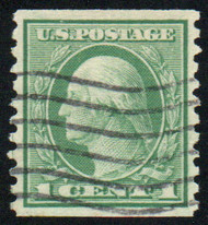 # 490 SUPERB, w/PSE (GRADED 98 (11/07)) CERT, wavy line cancel, terrific color, GEM!