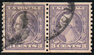 # 494 XF, w/PSE (GRADED 90 (06/24)) CERT, Pair, town cancels, robust color, SELECT!