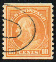 # 497 XF, w/PSE (GRADED 90 (06/08)) CERT, double oval cancel, eye popping color, SELECT!