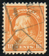 # 510 XF-SUPERB, w/PSE (GRADED 95 (10/09)) CERT, boxed cancels, nice margins, GEM!