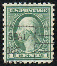 # 543 XF-SUPERB, w/PSE (GRADED 95 (07/12)) CERT, light cancel, fresh color, SELECT!