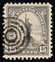 # 566 XF-SUPERB, w/PSE (GRADED 95 (07/18)) CERT, hollowed target cancel, nicely centered, GEM!