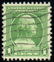# 705 XF-SUPERB, w/PSE (GRADED 95 (07/19)) CERT, wavy line cancel, eye popping color, CHOICE!