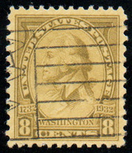 # 713 XF, w/PSE (GRADED 90 (03/19)) CERT, boxed straight line cancel, rich color, SELECT!