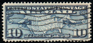 #C  7 XF-SUPERB, w/PF (GRADED 95 (04/11)) CERT, wavy line cancel, nice margins, SELECT!