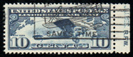 #C 10 XF-SUPERB JUMBO, w/PSE (GRADED 95J (03/10)) CERT, single w/ salvage, monster margins, GEM!