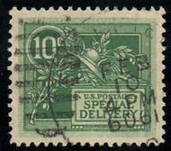 #E 7 XF, w/PSE (GRADED 90 (08/20)) CERT, duplex & town cancels, robust color, CHOICE!