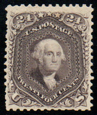 # 109 VF OG H, w/(03/85) CERT, well centered, only 346 known to exist, some perforation problems, but priced right for this rarity,  only purchase with proper certification, this stamp is highly counterfeited, Super!