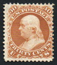 # 110 Fine+ OG H, w/PF (02/94) CERT, only 346 sold, certificate mentions part og, but the gum covers the entire back of the stamp, only purchase with proper certification, this stamp is highly counterfeited, FRESH!