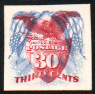 # 121 P4a SUPERB, INVERT, w/PSE (06/24) CERT, proof on cardboard, fresh colors, only 100 known to exist, Select!