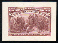 # 242 P2 XF-SUPERB, Roosevelt Proof on card, very fresh, CHOICE!