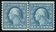 # 496 VF/XF OG NH, Line Pair, extremely well centered, Choice!