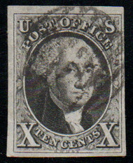 #   2 VF/XF, nice lighter grid cancel, four clear margins, three are large, Super!