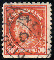 # 439 F/VF, used, nice color, straight edge, fresh!
