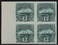 # 117 P4 XF-SUPERB, Block of 4, Proof on cardboard, robust color, GEM!