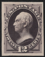 # 162 P4 VF/XF, Proof on cardboard, terrific color, SELECT!