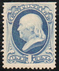 # 182 F-VF mint, no gum, pretty color!