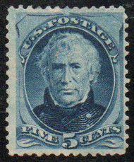 # 185 F-VF mint, no gum, spectacular color!