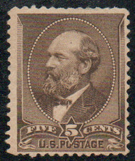 # 205 F-VF mint, no gum, terrific color!