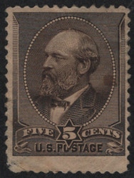 # 205 F-VF OG Hr, thin, bold color!