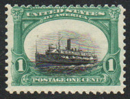# 294 Fine+ OG NH, sinking ship, eye popping color!