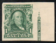 # 314 VF/XF OG VLH, single w/ partial imprint, robust color, CHOICE!