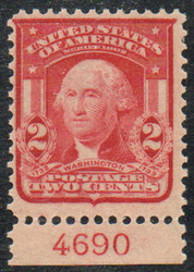 # 319f F-VF OG NH, Plate number single, post office fresh!