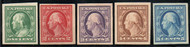 # 343 - 47 VF OG H, eye popping color set!