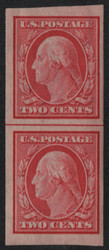 # 344 VF OG LH, Coil Line Pair, nice margins, fresh color!