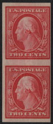 # 344v F-VF OG H, Vertical Coil Pair, eye popping color!