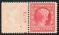 # 367 VF+ OG NH, Plate number single w/ star marking, vivid color!