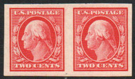 # 384 VF/XF OG NH, Horizontal Pair, post office fresh, SELECT!