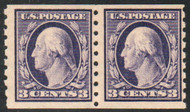 # 394 F-VF OG LH, Pair, eye popping color!