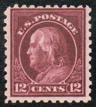 # 435 F-VF OG LH, pink back, rich color!