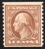 # 457 F-VF OG Hr, nice stamp!