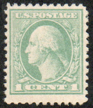 # 525 F-VF OG NH, Emerald Shade, Tough to find!