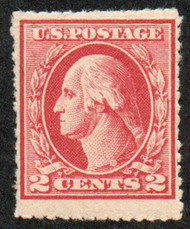# 532 VF OG H, Private roulette perfs, bold color!