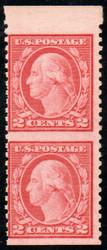 # 540a F-VF OG NH, Pair, Imperf between error, very neat find!