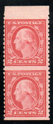 # 540a F-VF OG NH, Pair, Imperf between error, very neat find!