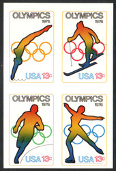 #1698b VF/XF OG NH, Block of 4, eye popping color, SELECT!