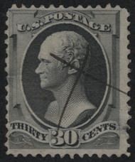 # 190 F-VF, bold cancel, thins, nice price!