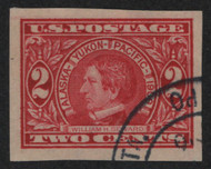 # 371 XF, town cancel, vivid color, SELECT!
